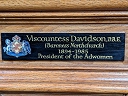 Davidson, Francis (Baroness Northchurch) (id=7366)